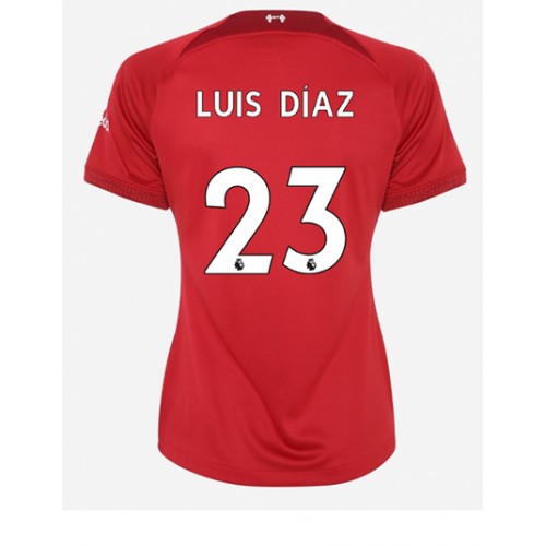 Dres Liverpool Luis Diaz #23 Domaci za Žensko 2022-23 Kratak Rukav